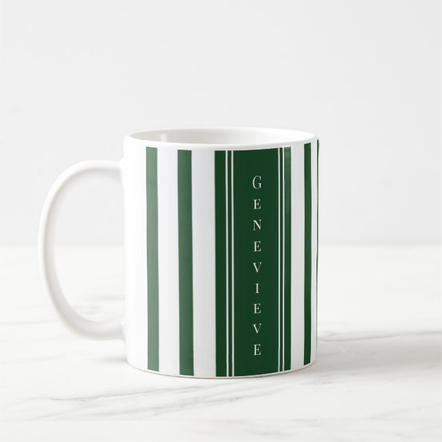 Caneca De Café Listra Verde (Esquerda)
