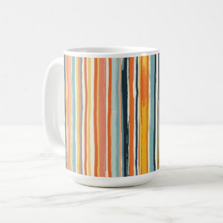 Caneca De Café Listra Vertical Boho