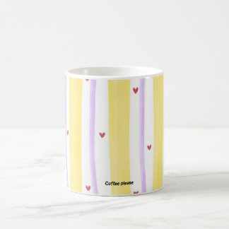Caneca de Café Listrada Colorida | Café Dopamina F