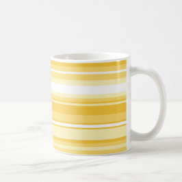 Caneca De Café Listras amarelas