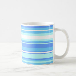 Caneca De Café Listras azuis