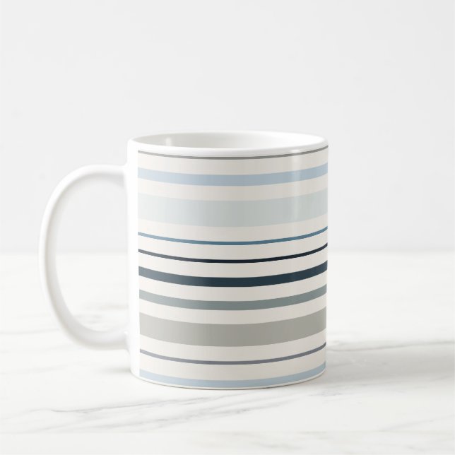 Caneca De Café Listras Azuis da Costa (Esquerda)