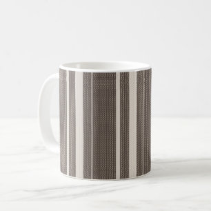 Caneca De Café listras castanhas do país francês