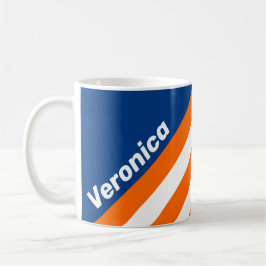 Caneca De Café Listras de Grandes Cidades Antigas com Nome