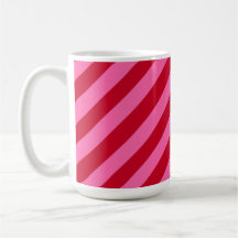 Listras de Peppermint de Natal Rosa e Vermelho