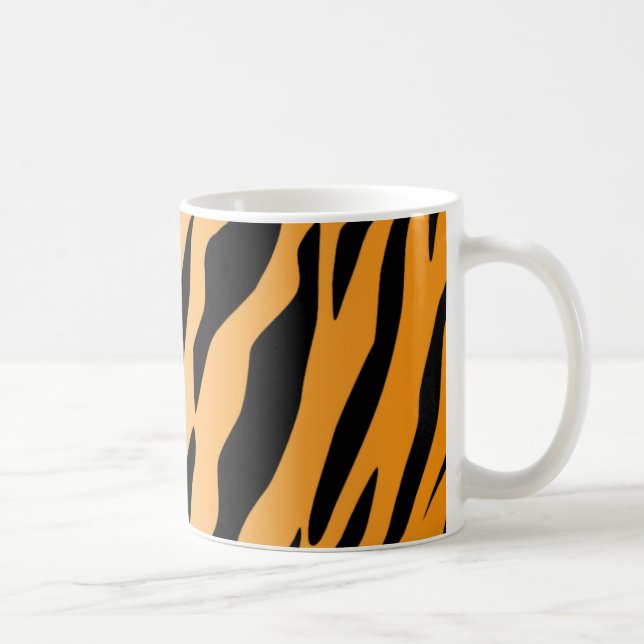 Caneca De Café Listras do tigre (Direita)