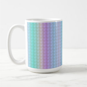 Caneca De Café Listras Fofo e Padrão de Bolinhas