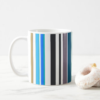 Caneca De Café Listras Modernas Tendências