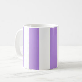 Caneca De Café Listras Roxas, Listras Brancas, Padrões Lançados