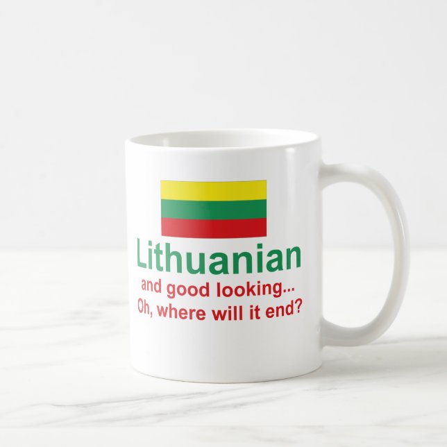Caneca De Café Lithuanian bonito (Direita)