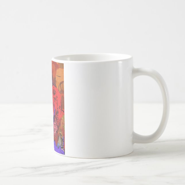 Caneca De Café Litografia de Red Hat (Direita)