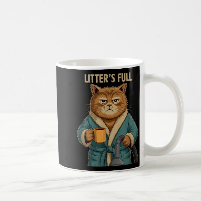 Caneca De Café Litter’s Full Cat Ugly Christmas  (Direita)