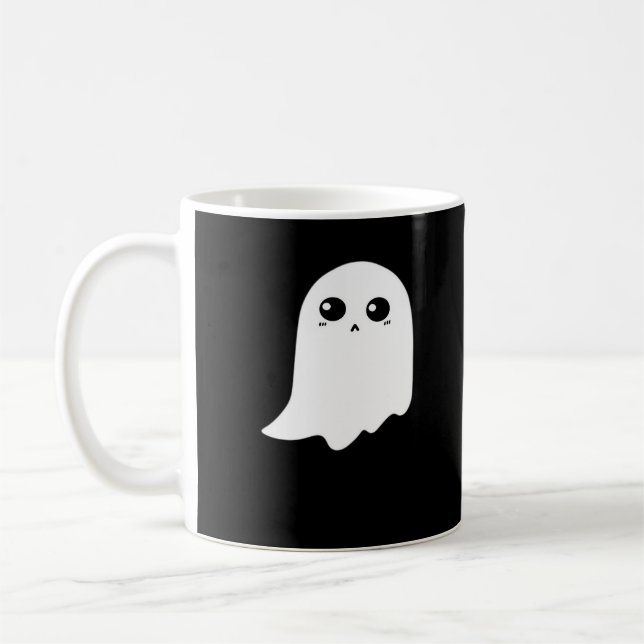 Caneca De Café Little Boo Engraçado Meme (Esquerda)
