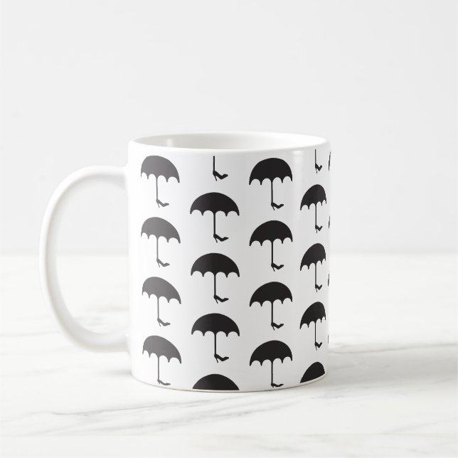 Caneca De Café Little Girl Blue 傘柄 (Esquerda)