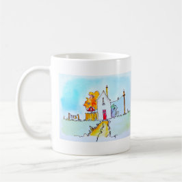 Caneca De Café Little House With Washing