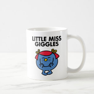 Caneca De Café Little Miss Giggles Letra negra
