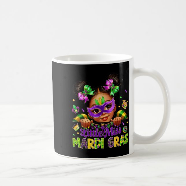 Caneca De Café Little Miss Mardi Gras Carnival New Orleans Fleur  (Direita)