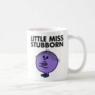 Caneca De Café Little Miss Stubborn Armas cruzadas