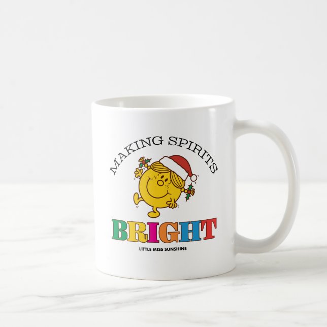 Caneca De Café Little Miss Sunshine Making Spirits Bright (Direita)