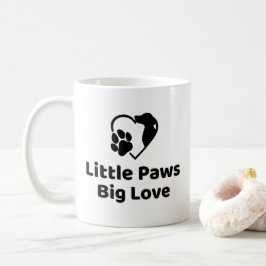 Caneca De Café Little Paws Big Love Mug