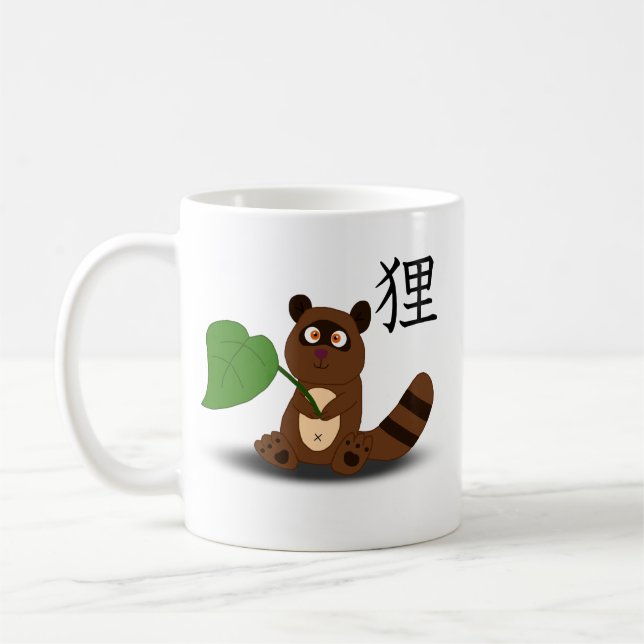 Caneca De Café Little Tanuki Mug (Esquerda)