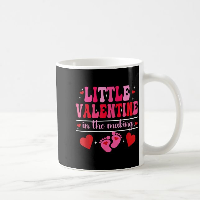 Caneca De Café Little Valentine In The Making Valentine's Day Pre (Direita)