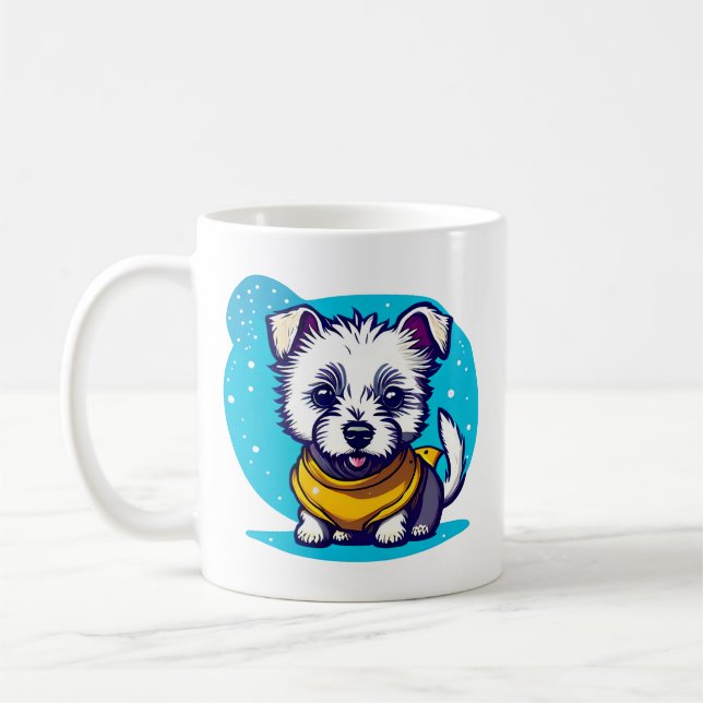 Caneca De Café Little Westie (Esquerda)