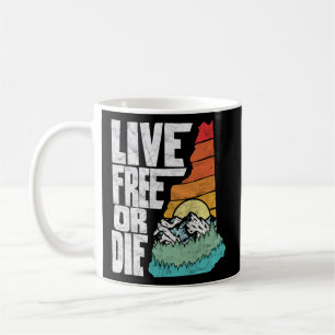 Caneca De Café Live Free Ou Morre New Hampshire Nature