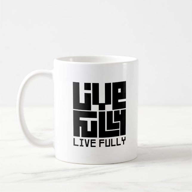 Caneca De Café Live fully (Esquerda)