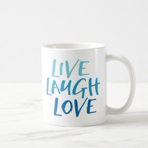Caneca De Café Live Laugh Love Mug