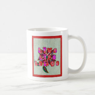 Caneca De Café "Live Life Large", Impressão de Arte