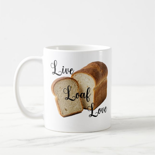 Caneca De Café Live-Loaf-Love Mug (Esquerda)