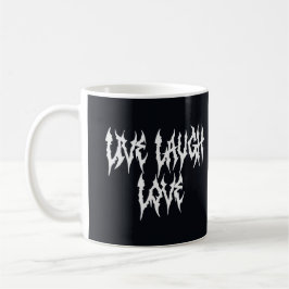 Caneca De Café Live, Ria, Amor