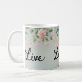 Caneca De Café Live, Ria, Amor