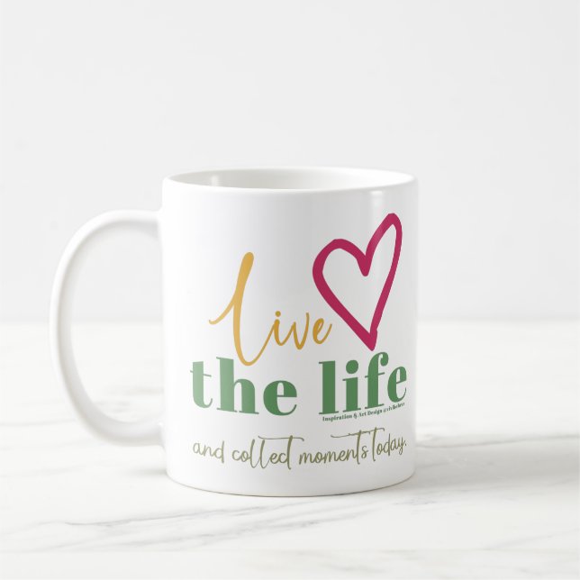 Caneca De Café Live the Life MUG (Esquerda)