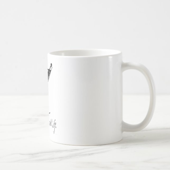 Caneca De Café Livin a boa vida, Martini (Direita)