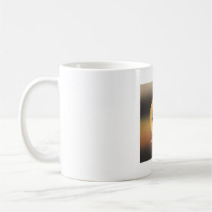 Caneca De Café Livre como uma ave - Engorda elegante com o Sol Ou