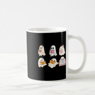 Caneca De Café Livro de Leitura Bonito de Halloween Cai Ghost Aut