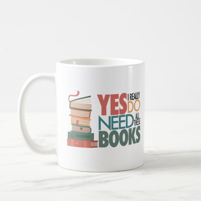 Caneca De Café Livro e Ler Mug de Amor (Esquerda)
