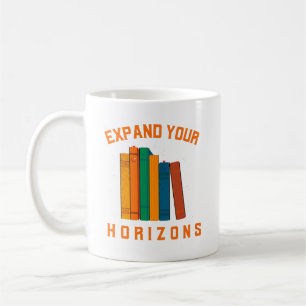 Caneca De Café Livro: Expanda seu horizonte