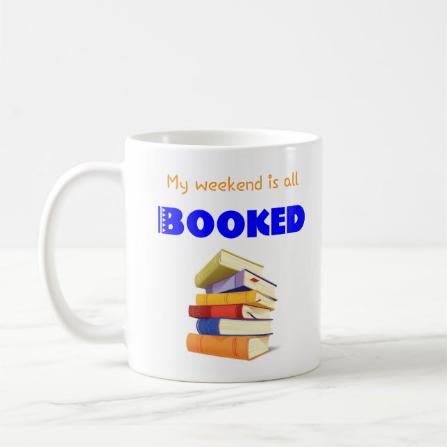 Caneca De Café Livro Lover Mug - Um presente perfeito para biblió (Esquerda)