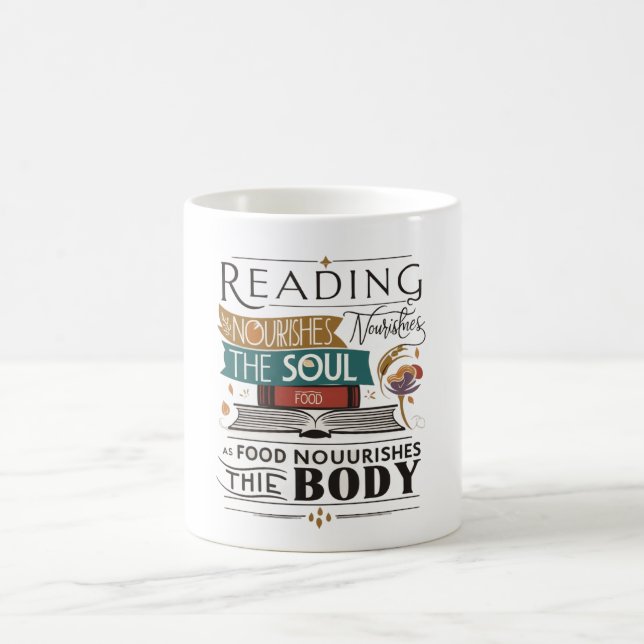 Caneca De Café livro Mug (Centro)