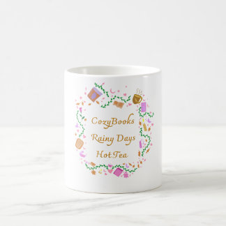 Caneca De Café Livros Aconchegantes, Dias Chuvosos, Chá Quente