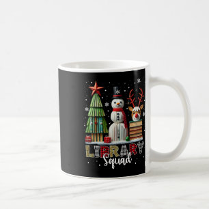 Caneca De Café Livros Bibliotecários de Natal Árvore de Natal Sno