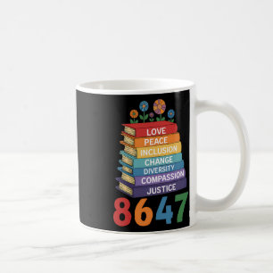 Caneca De Café Livros Coloridos Empilhados Para Alteração Anti Tr