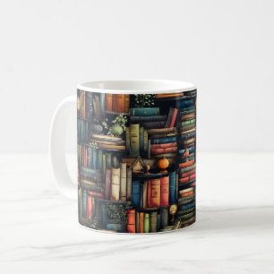 Caneca De Café Livros da estante