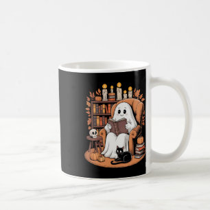 Caneca De Café Livros de Leitura do Fantasma Retroativo