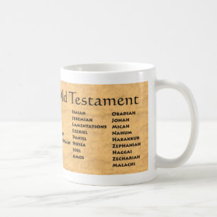 Caneca De Café Livros do Antigo Testamento