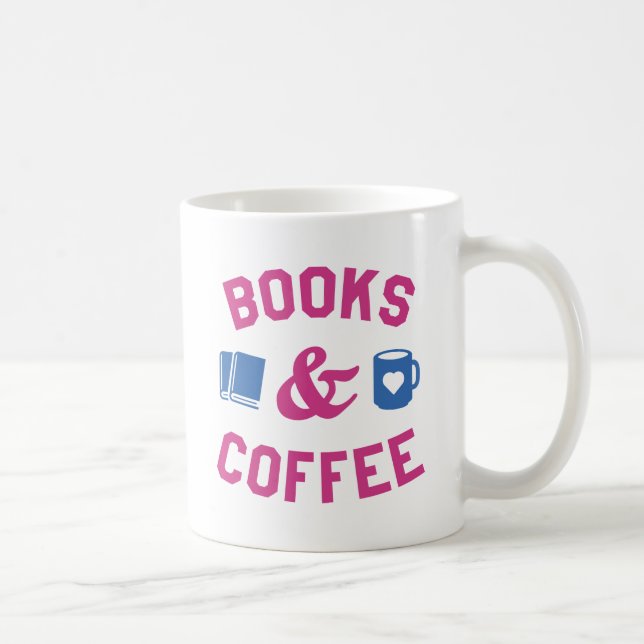Caneca De Café Livros E Café (Direita)