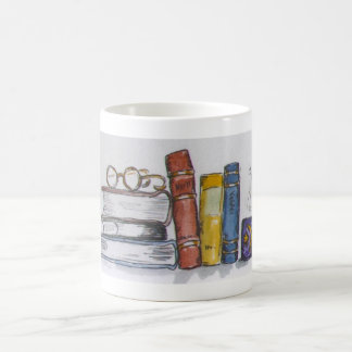 Caneca De Café Livros e chá